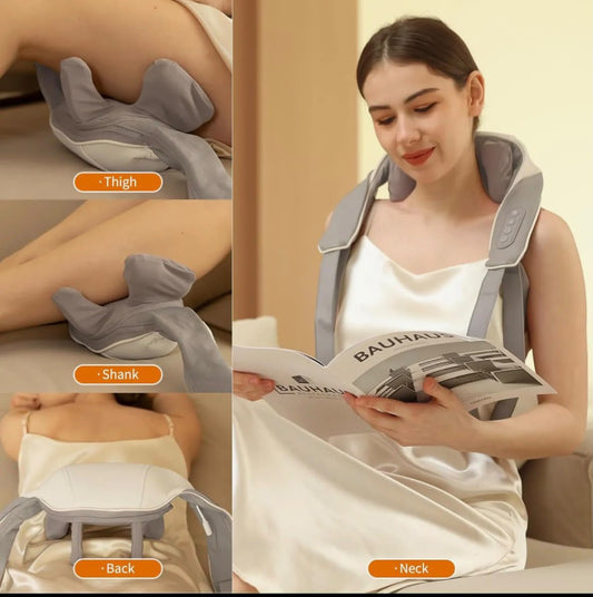 ThermaEase™ 5-in-1 Neck, Shoulder, Back & Leg Massager with Heat