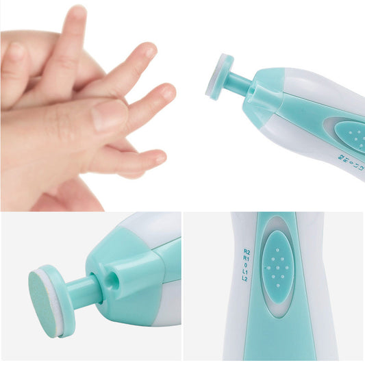 TinyTrim-Baby Electric Nail Trimmer | Safe Nail Clipper & Gentle File Kit For Newborns