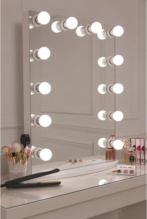 Hollywood LED Vanity Mirror Lights | 10 Dimmable Bulbs | 3 Color Modes | USB Powered Makeup Mirror Lighting Kit
