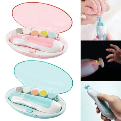 TinyTrim-Baby Electric Nail Trimmer | Safe Nail Clipper & Gentle File Kit For Newborns