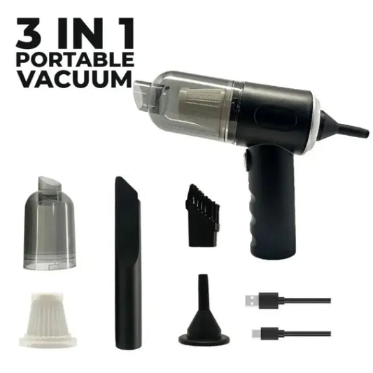 AutoFresh 3-in-1 Wireless Vacuum Cleaner for Car, Home & Office