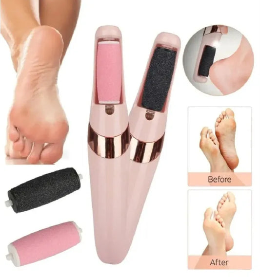 Rechargeable Electric Foot File | Professional Callus Remover & Pedicure Tool for Smooth, Soft Feet | USB Cordless Foot Care Device