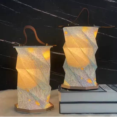 ✨ LumiFold™ Portable Ambient LED Lamp – Modern Foldable Mood Light