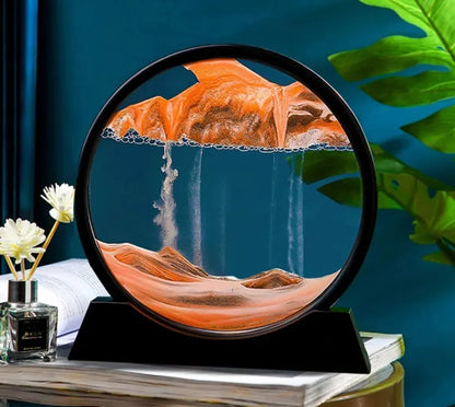🌌 3D Flowing Sand Art Lamp – Premium LED Moving Sandscape Decor (Random Color)