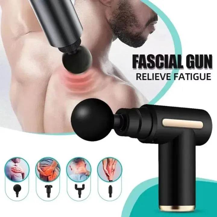 Premium Deep Tissue Massage Gun – Rechargeable Handheld Percussion Muscle Massager for Neck, Back, Shoulders & Legs
