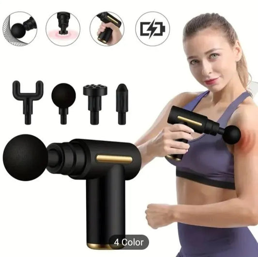 Premium Deep Tissue Massage Gun – Rechargeable Handheld Percussion Muscle Massager for Neck, Back, Shoulders & Legs