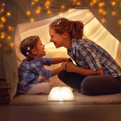LED Wooden Book Lamp – Foldable 3D Magnetic Book Light | USB Rechargeable | 3 Color Lighting Modes | Modern Home & Bedroom Decor