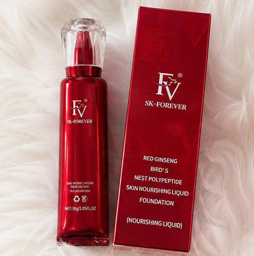 ✨FV SK Forever Flawless Matte Liquid Foundation – Full Coverage Poreless Finish Waterproof Makeup Base (30ml)