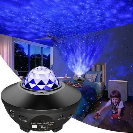 ✨Galaxy Star Projector Night Light with Bluetooth Speaker & Remote – Adjustable Multicolor Ambient Light for Bedroom & Home