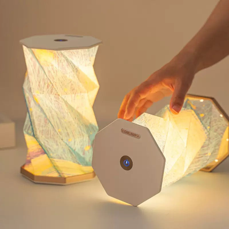 ✨ LumiFold™ Portable Ambient LED Lamp – Modern Foldable Mood Light