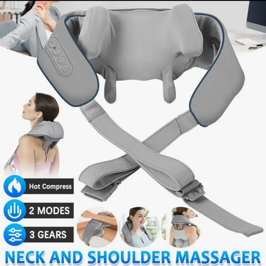 ThermaEase™ 5-in-1 Neck, Shoulder, Back & Leg Massager with Heat