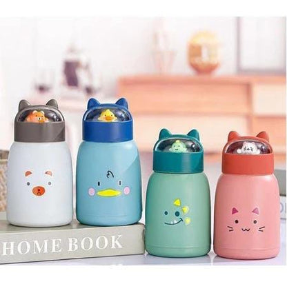 PurrSip™ Cute Cat-Shaped Insulated Glass Water Bottle