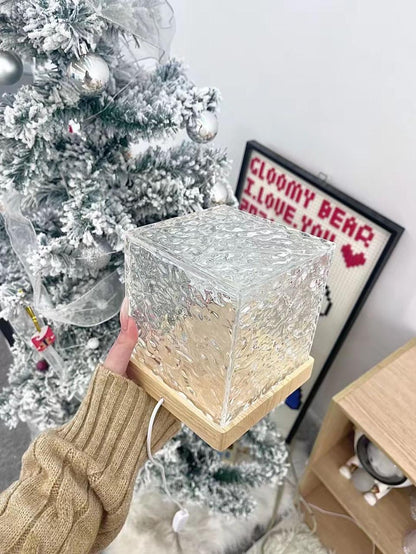 LumiCrystal™ Textured Glass Ambient Table Lamp