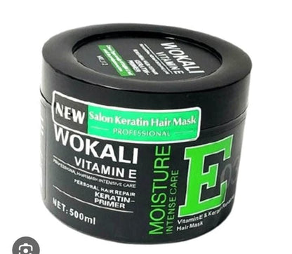 Wokali Vitamin E Salon Keratin Hair Mask – Moisture & Intensive Hair Care | 500ml