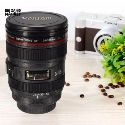 FocusBrew™ Camera Lens Travel Mug