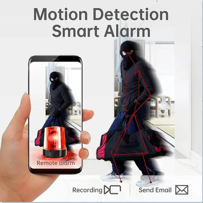 A9 Mini Smart WiFi Security Camera – 1080P HD Portable Indoor Camera with Night Vision & Motion Detection