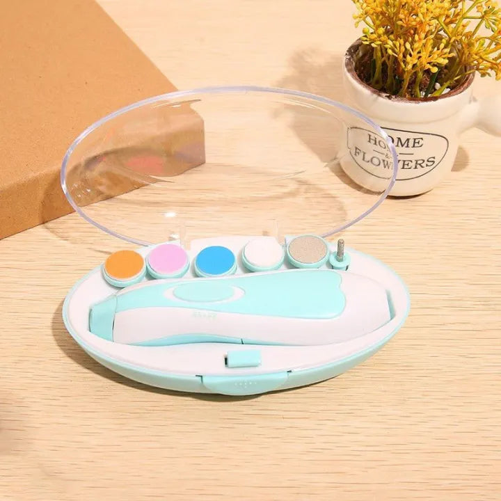 TinyTrim-Baby Electric Nail Trimmer | Safe Nail Clipper & Gentle File Kit For Newborns