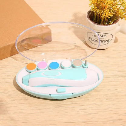 TinyTrim-Baby Electric Nail Trimmer | Safe Nail Clipper & Gentle File Kit For Newborns