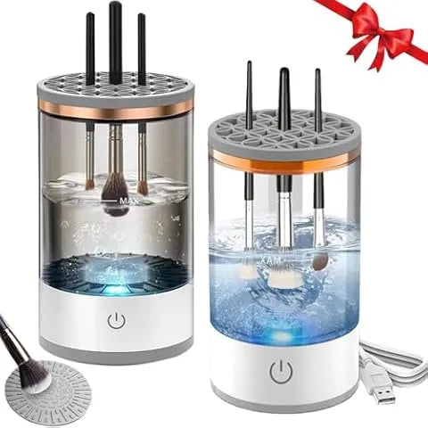 ✨ Premium 3-in-1 Electric Makeup Brush Cleaner & Dryer – Automatic USB Rechargeable Brush Washing Machine with Drying Stand