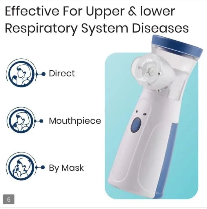 ⭐  Portable Mesh Nebulizer | Silent Handheld Inhaler for Kids & Adults