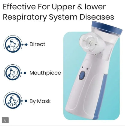 ⭐  Portable Mesh Nebulizer | Silent Handheld Inhaler for Kids & Adults