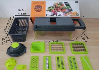 ⭐ Smart 14-in-1 Vegetable Chopper & Slicer | All-in-One Kitchen Food Prep Tool