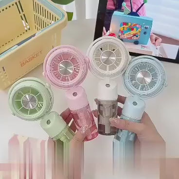 BreezeMist™ Portable Misting Fan – 3-Speed Mini Cooling Fan