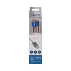 Usb cable micro usb 2.0 amp rainbow 1m