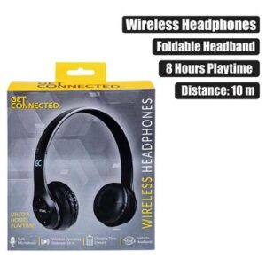 Wireless headphones with mic small pads