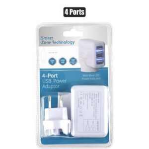 Usb power adaptor 4 port 240v