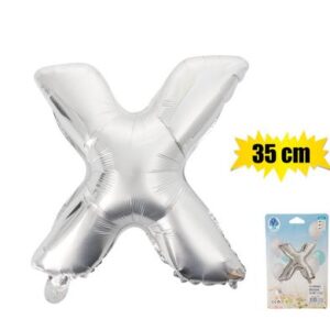 Balloon foil silver x 35cm