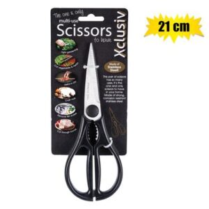 Kitchen-scissors 21cm black xclusiv