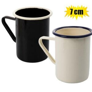 Mug enamel 7cm deep