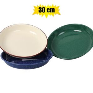 Serving dish enamel 30cm
