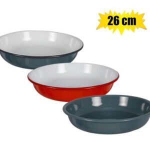 Plate enamel 26cm pasta