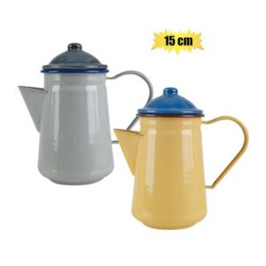 Tea pot 15cm enamel