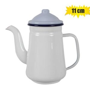 Coffee pot enamel 15cm goose neck spout