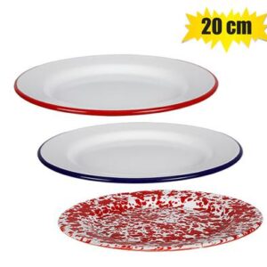 Plate enamel 20cm dinner