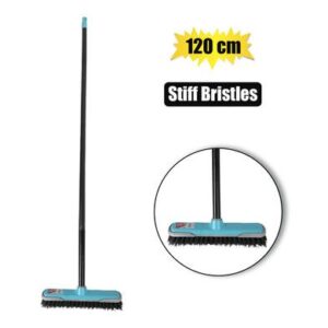 Broom stiff bristles w/120cm handle