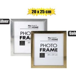Picture-frame pl metallic 20x25cm asstd