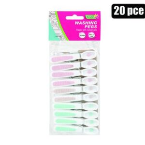 Washing pegs pl 83mm pack-20