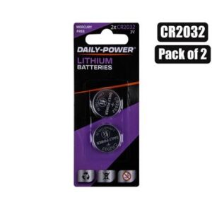 Batteries lithium cr-2032(3v) card-of-2