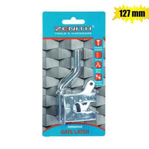 Gate-latch galv 127mm+screws zenith