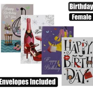 Card & envelope birthday - female (2)