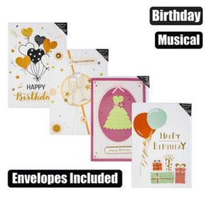 Card & envelope birthday - musical (2)