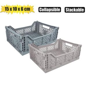 Basket pl collapsible 600ml 15x10x6cm