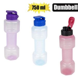 Water bottle 750ml dumbbell design