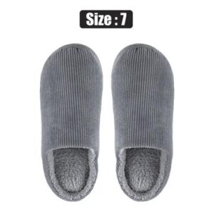 Slipper slip-in grey grain size 7