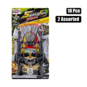 Gun rifle suction dart set 10pc ,57x28cm