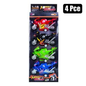 Vehicle bike racer 4pc 32cm